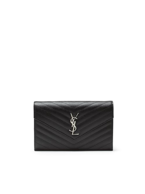 Borsa in pelle nera SAINT LAURENT | 377828 BOW021000